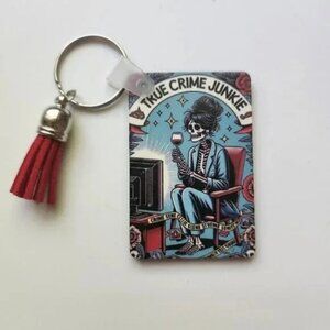 Crime Junkie Tassel Keychain Keyring Purse Charm